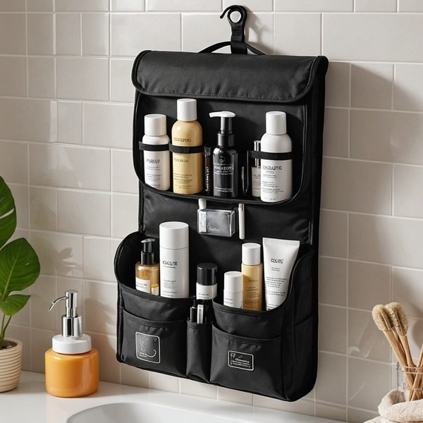 Organisez votre salle de bain avec la trousse de toilette à suspendre – dasuro